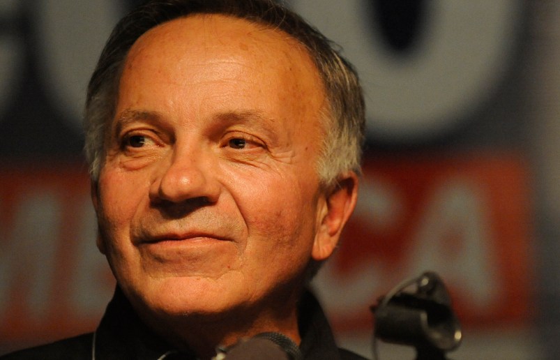 110210_Election_CFW- Gubernatorial candidate Tom Tancredo, of the American Constitution Party, offers thanks to his supporters during his concession speech at an election night gathering at the Stampede Mesquite Grill & Dance Emporium in Aurora, CO. (Craig F. Walker/ The Denver Post) (Wife is Jackie)