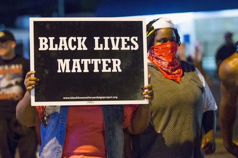 on August 10, 2015 in Ferguson, Missouri.