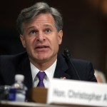 FBI director nominee Christopher Wray testifies during his confirmation hearing before the Senate Judiciary Committee July 12, 2017 on Capitol Hill in Washington, DC. If confirmed, Wray will fill the position that has been left behind by former director James Comey who was fired by President Donald Trump about two months ago.