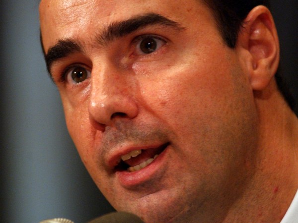 3Scalia100201 -- Eugene Scalia, nominee for Solicitor of Labor, speaks at his conformation hearing.