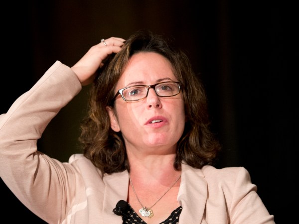 Journalist Maggie Haberman of Politico speaks about the 2016 presidential prospects during the Texas Tribune Festival at the University of Texas.  The festival of politics and punditry is in its fourth year sponsored by the online Texas Tribune.