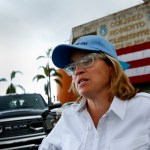 SAN JUAN, PUERTO RICO--OCT. 2, 2017--San Juan mayor Carmen Yulin Cruz believes this is not the time for politics, including the discussion of statehood for Puerto Rico. She says all should come together to try to help the island recover. The debate over whether or not Puerto Rico should be given statehood has surfaced again with the attention hurricane Maria brought to the island. (Carolyn Cole/Los Angeles Times)