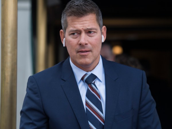 UNITED STATES - APRIL 17: Rep. Sean Duffy, R-Wis., leaves a meeting of the GOP Conference at the Capitol Hill Club on April 17, 2018. (Photo By Tom Williams/CQ Roll Call)