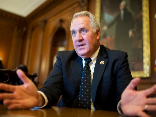 UNITED STATES - SEPTEMBER 10: Rep. John Shimkus, R-Ill., is interviewed by CQ Roll Call in the Capitol's Rayburn Room, September 10, 2014. (Photo By Tom Williams/CQ Roll Call)