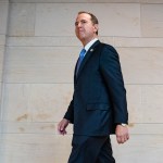 WASHINGTON, DC - SEPTEMBER 19: Permanent Select Committee on Intelligence Chairman Adam Schiff (D-CA) arrives at the Capitol before the committee meeting with Acting Director of National Intelligence Joseph Maguire on September 19, 2019 in Washington, DC. Acting Director Maguire is set to meet with members of the House Intelligence Committee over a recent whistleblower complaint against President Donald Trump by an intel analyst. (Photo by Samuel Corum/Getty Images) *** Local Caption *** Adam Schiff