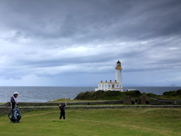 during the third round of the 2015 Ricoh Women's British Open on the Ailsa Course at the Trump Turnberry Resort on August 01, 2015 in Turnberry, Scotland.