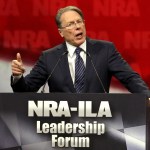 INDIANAPOLIS, IN - APRIL 25:  NRA Executive Vice President Wayne LaPierre speaks during the National Rifle Association Annual Meeting Leadership Forum on April 25, 2014 in Indianapolis, Indiana. The NRA annual meeting runs from April 25-27. (Photo by John Gress/Getty Images)