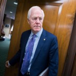 UNITED STATES - JUNE 11: Sen. John Cornyn, R-Texas, is seen before a Senate Judiciary Committee hearing in Dirksen Building titled "The Secure and Protect Act: a Legislative Fix to the Crisis at the Southwest Border," on Tuesday, June 11, 2019. Kevin McAleenan, acting secretary of Department of Homeland Security, testified. (Photo By Tom Williams/CQ Roll Call)