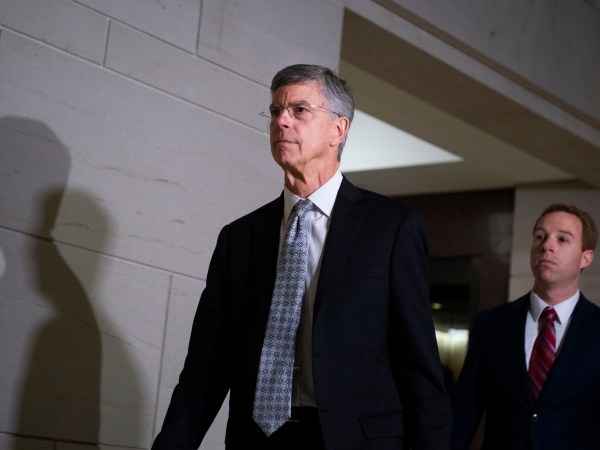 UNITED STATES - OCTOBER 22: Bill Taylor, the acting U.S. ambassador to Ukraine, arrives to the Capitol for a deposition related to the House's impeachment inquiry on Tuesday, October 22, 2019. (Photo By Tom Williams/CQ Roll Call),