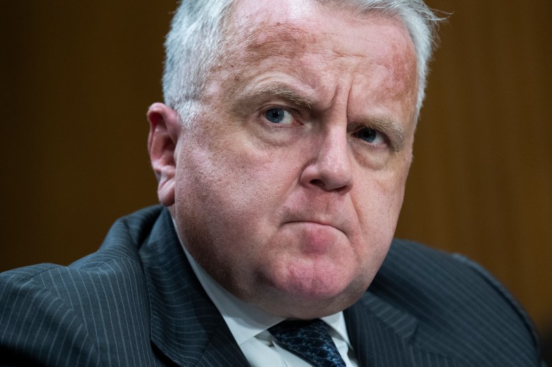 UNITED STATES - OCTOBER 30: Deputy Secretary of State John J. Sullivan testifies during his Senate Foreign Relations Committee confirmation hearing to be U.S. ambassador to Russia in Dirksen Building on Wednesday, October 30, 2019. (Photo By Tom Williams/CQ Roll Call)