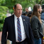 UNITED STATES - MAY 12: Rep. Ted Yoho, R-Fla., makes his way past media set up outside of the Republican National Committee Chair  before a meeting between Republican presidential candidate Donald Trump, Speaker Paul D. Ryan, R-Wis., and RNC Chairman Reince Priebus, May 12, 2016. (Photo By Tom Williams/CQ Roll Call)