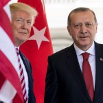 President Trump welcomed  President Recep Tayyip Erdogan of Turkey, at the West Wing Portico (North Lawn) of the White House, On Monday, May 16, 2017.  (Photo by Cheriss May/NurPhoto)