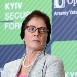 Ambassador Extraordinary and Plenipotentiary of the United States of America to Ukraine Marie Yovanovitch partakes in the Kyiv Security Forum Discussions: What to Expect from the 2018 NATO Summit, Kyiv, capital of Ukraine, July 10, 2018. Ukrinform.