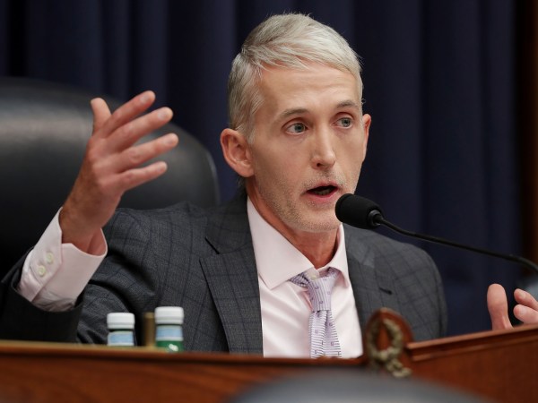 Deputy Assistant FBI Director Peter Strzok testifies before a joint committee hearing of the House Judiciary and Oversight and Government Reform committees in the Rayburn House Office Building on Capitol Hill July 12, 2018 in Washington, DC. While involved in the probe into Hillary ClintonÕs use of a private email server in 2016, Strzok exchanged text messages with FBI attorney Lisa Page that were critical of Trump. After learning about the messages, Mueller removed Strzok from his investigation into whether the Trump campaign colluded with Russia to win the 2016 presidential election.