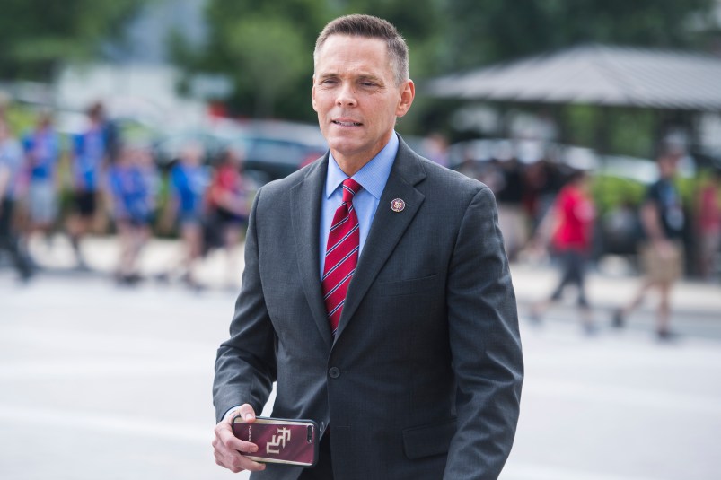 UNITED STATES - MAY 23: Rep. Ross Spano, R-Fla., makes his way to the Capitol for the last votes of the week on Thursday, May 23, 2019. (Photo By Tom Williams/CQ Roll Call)
