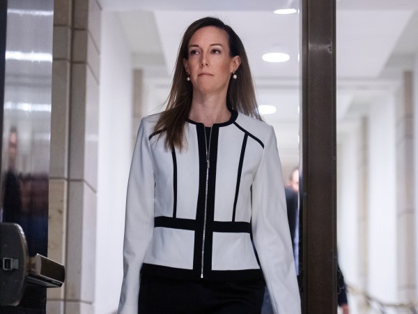 UNITED STATES - NOVEMBER 07: Jennifer Williams, an aide to Vice President Mike Pence, arrives to the Capitol Visitor Center for a deposition related to House's impeachment inquiry on Thursday, November 7, 2019. (Photo By Tom Williams/CQ Roll Call)