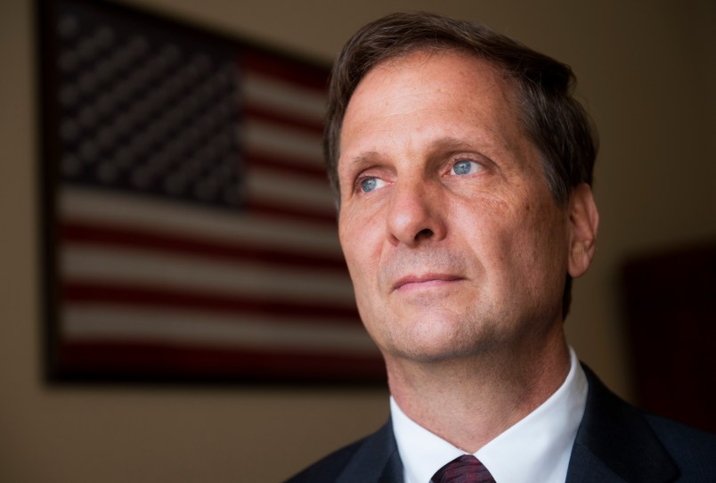 UNITED STATES - OCTOBER 04: Rep. Chris Stewart, R-Utah, is photographed in his Cannon Building office. (Photo By Tom Williams/CQ Roll Call)