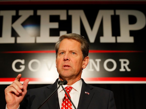 A view of the Election Night event for Republican gubernatorial candidate Brian Kemp at the Classic Center on November 6, 2018 in Athens, Georgia.  Kemp is in a close race with Democrat Stacey Abrams.