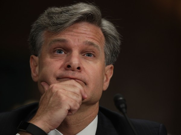 FBI Director nominee Christopher Wray testifies during his confirmation hearing before the Senate Judiciary Committee July 12, 2017 on Capitol Hill in Washington, DC. If confirmed, Wray will fill the position that has been left behind by former director James Comey who was fired by President Donald Trump about two months ago.