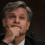 FBI Director nominee Christopher Wray testifies during his confirmation hearing before the Senate Judiciary Committee July 12, 2017 on Capitol Hill in Washington, DC. If confirmed, Wray will fill the position that has been left behind by former director James Comey who was fired by President Donald Trump about two months ago.