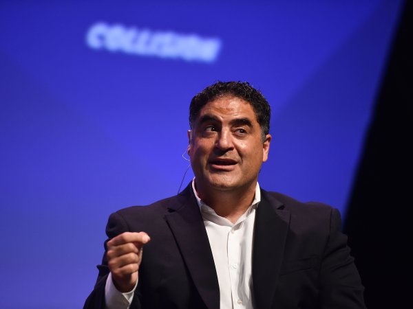 Louisiana , United States - 1 May 2018; Cenk Uygur, The Young Turks on centre stage during day one of Collision 2018 at Ernest N. Morial Convention Center in New Orleans. (Photo By Seb Daly/Sportsfile via Getty Images)