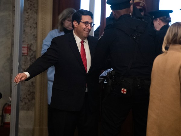 UNITED STATES - JANUARY 21: Jay Sekulow, an attorney for President Donald Trump, arrives to the Capitol for the impeachment trial of Trump on Tuesday, January 21, 2020. (Photo By Tom Williams/CQ Roll Call)