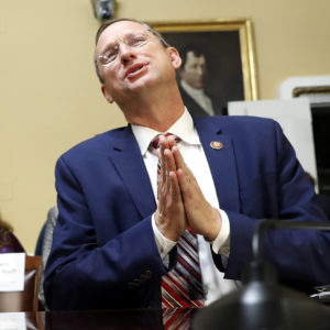 House Judiciary Committee ranking member Rep. Doug Collins, R-Ga., during a House Rules Committee hearing on the impeachment against President Donald Trump, Tuesday, Dec. 17, 2019, on Capitol Hill in Washington. (AP Photo/Jacquelyn Martin, Pool)