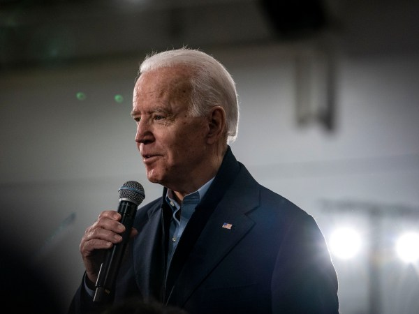 NASHUA, NH - February 4:Joe Biden speaks to voters at Girls Inc. in NASHUA, New Hampshire, on Tuesday, February 4, 2020. (Photo by Sarah Rice for The Washington Post)