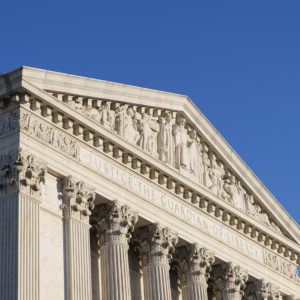 CAPITOL HILL, WASHINGTON, DISTRICT OF COLUMBIA, UNITED STATES - 2013/06/01: Supreme Court Building, eastern facade. (Photo by John Greim/LightRocket via Getty Images)