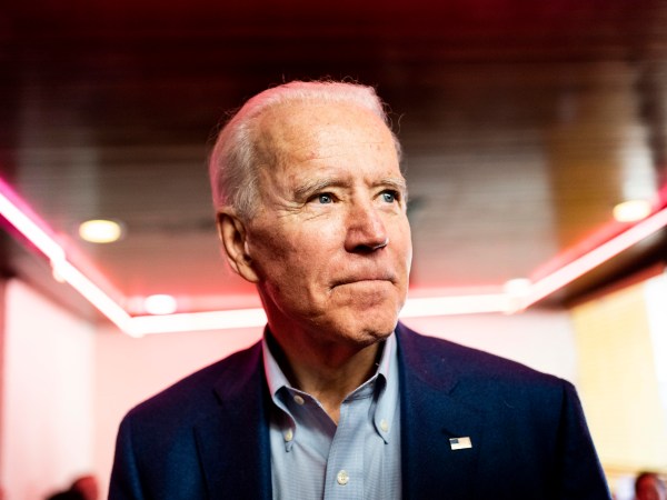 LOS ANGELES, CALIFORNIA - MARCH 3, 2020: Democratic Presidential candidate former Vice President Joe Biden meets California voters at the famous Roscoe's House of Chicken and Waffles in Los Angeles, California on Tuesday March 3, 2020. (Photo by Melina Mara/The Washington Post)
