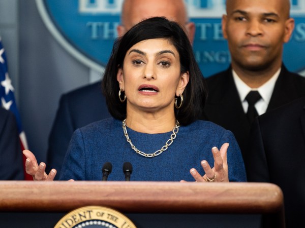 WASHINGTON, UNITED STATES - MARCH 09, 2020: Seema Verma, Administrator of the Centers for Medicare and Medicaid Services speaks at the Coronavirus Task Force Press Conference.