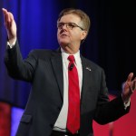Lt. Gov. Dan Patrick speaks at the Republican Party of Texas State Convention at the Kay Bailey Hutchison Convention Center, Thursday, May 12, 2016 in Dallas. (Rodger Mallison/Fort Worth Star-Telegram/TNS)