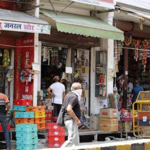 View of general merchant shops during lockdown to prevent the spread of new coronavirus in Prayagraj, India, Saturday, April 25, 2020. (AP Photo/Rajesh Kumar Singh)