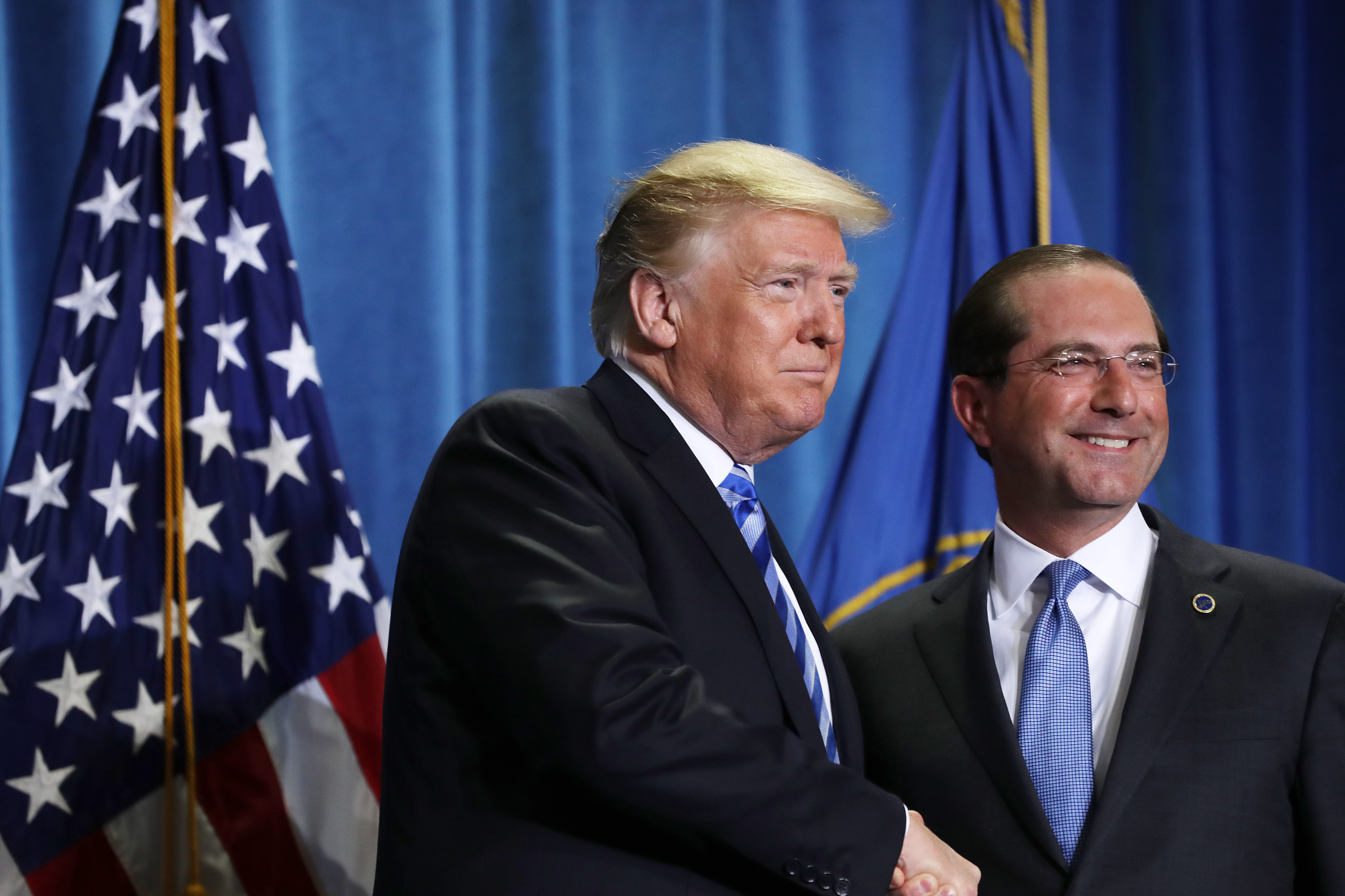 Trump denies he is about to fire Health and Human Services Secretary Alex  Azar