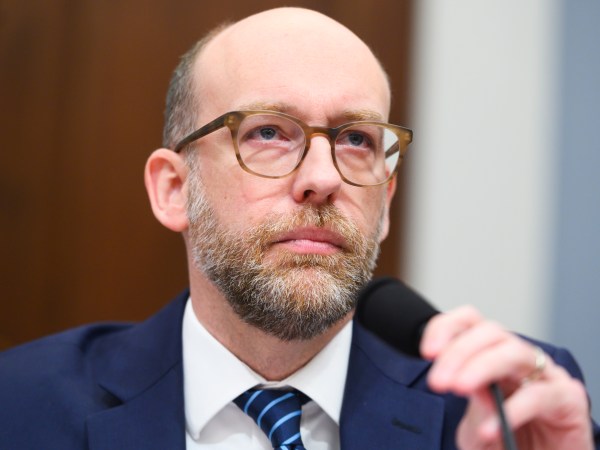 UNITED STATES - FEBRUARY 12: Russell Vought, acting director of the Office of Management and Budget, arrives to testify during the House Budget Committee hearing on “The President's 2021 Budget,” in Cannon Building on Wednesday, February 12, 2020. (Photo By Tom Williams/CQ Roll Call)