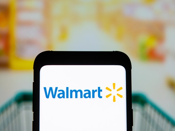 POLAND - 2020/03/23: In this photo illustration a Walmart logo seen displayed on a smartphone. (Photo Illustration by Mateusz Slodkowski/SOPA Images/LightRocket via Getty Images)