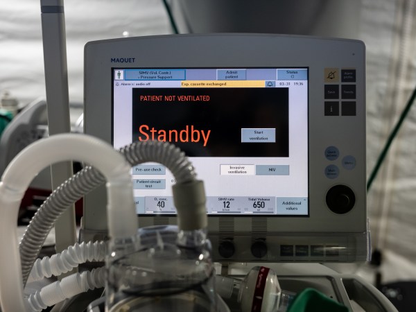 NEW YORK, NY - MARCH 31: A ventilator and other hospital equipment is seen in an emergency field hospital to aid in the COVID-19 pandemic in Central Park  on March 31, 2020 in New York, United States. The Coronavirus (COVID-19) pandemic has spread to many countries across the world, claiming over 40,000 lives and infecting hundreds of thousands more. (Photo by Misha Friedman/Getty Images)