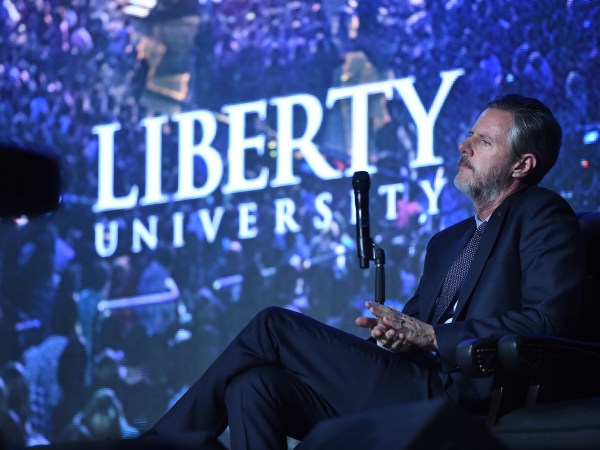 LYNCHBURG, VA - DECEMBER 09: during a convocation at the Vines Center on the campus of Liberty University on Wednesday December 09, 2015 in Lynchburg, VA. (Photo by Matt McClain/ The Washington Post)