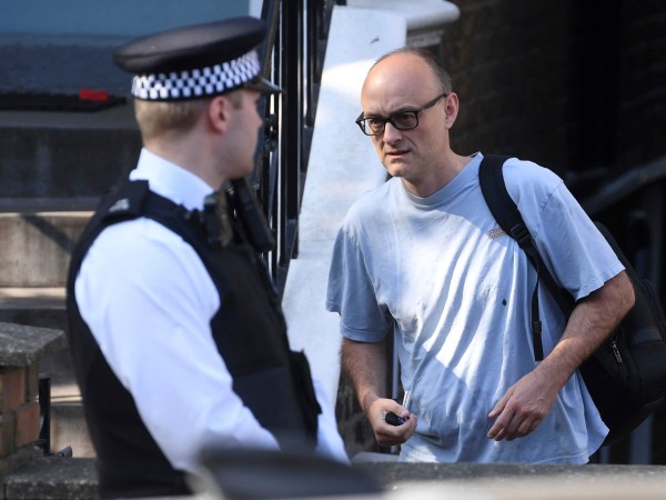 Dominic Cummings leaves his north London home as the row over the Durham trip taken by Prime Minister Boris Johnson's top aide continues. PA Photo. Picture date: Wednesday May 27, 2020. See PA story HEALTH Coronavirus. Photo credit should read: Kirsty O'Connor/PA Wire