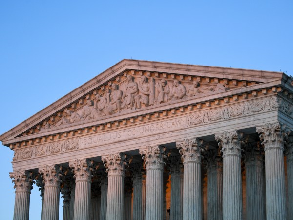 WASHINGTON, DC - MARCH 12:  The Supreme Court of the United States of America. The building, a classical Corinthian architectural style, was completed in 1935 with marble mined from Vermont used on the exterior and the four inner courtyards  are white Georgia marble.  (Photo by Jonathan Newton / The Washington Post)