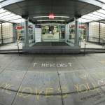 NEW YORK, NY - March 30:  MANDATORY CREDIT Bill Tompkins/Getty Images Emergency Room entrance with sidewalk grafitti that reads HEROS due to the coronavirus COVID-19 pandemic on March 30, 2020 in New York City. (Photo by Bill Tompkins/Getty Images)