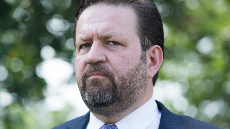UNITED STATES - SEPTEMBER 07: Sebastian Gorka, a former White House advisor, attends a rally with Angel Families on the East Front of the Capitol, to highlight crimes committed by illegal immigrants in the U.S., on September 7, 2018.  (Photo By Tom Williams/CQ Roll Call)