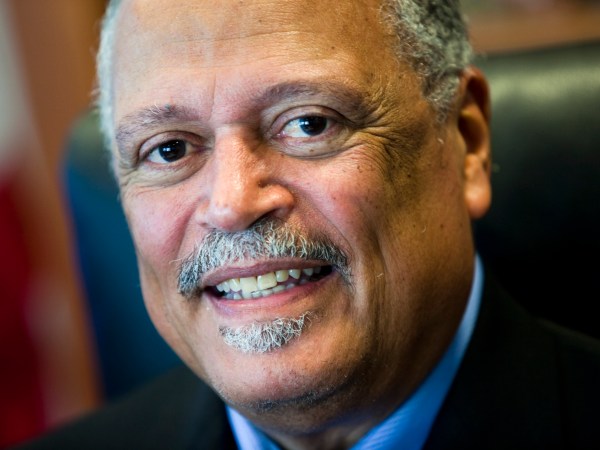 CREDIT: DOMINIC BRACCO II FOR THE WASHINGTON POSTSLUG:na/sullivanDATE:4/9/2009CAPTION: Judge Emmet G. Sullivan works at his office on April 9, 2009 in D.C. Sullivan threw out the indictment against former Sen. Ted Stevens this week.