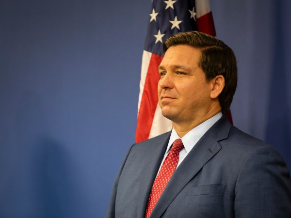 MIAMI, FL - JUNE 08: Florida Governor Ron DeSantis is seen during a press conference on June 8, 2020 in Miami, Florida. (Photo by Eva Marie Uzcategui/Getty Images)