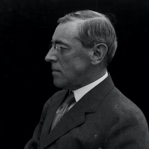 Woodrow Wilson, the 28th President of the United States, served two four-year terms from 1913-1921. Among his accomplishments was the establishment of the Federal Reserve banking system and the creation of the Federal Trade Commission. He declared war on Germany in 1917, during World War I, and attended the Versailles Peace Conference ending the war. He was awarded the Nobel Peace Prize in 1919 for his Fourteen Point peace plan and his work toward establishing the League of Nations.   (Photo by Oscar White/Corbis/VCG via Getty Images)