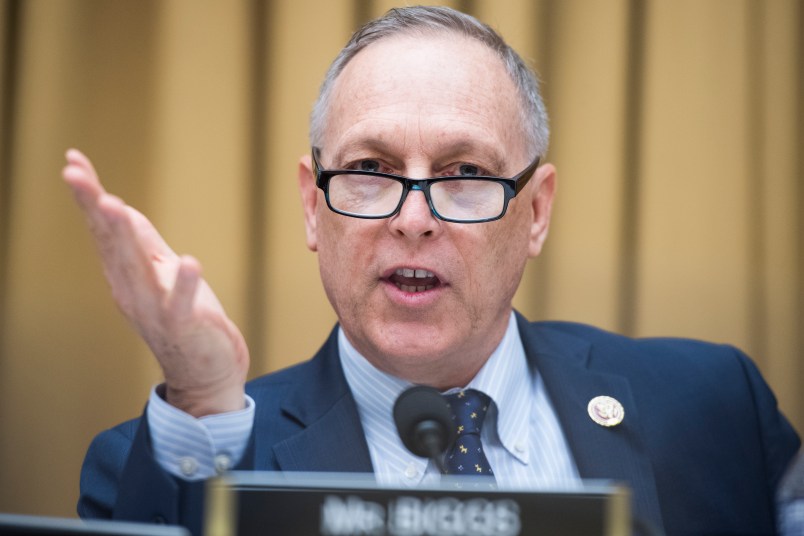 UNITED STATES - SEPTEMBER 24: Rep. Andy Biggs, R-Ariz., attends a hearing titled “Oversight of the Trump Administration’s Muslim Ban,” in Rayburn Building on Tuesday, September 24, 2019. The hearing was held jointly by the House Judiciary Subcommittee on Immigration and Citizenship and the Foreign Affairs’ Subcommittee on Oversight and Investigations. (Photo By Tom William/CQ Roll Call)