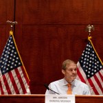 House Judiciary Committee Ranking Member Jim Jordan (R-OH) listens before a hearing on ÒOversight of the Department of Justice: Political Interference and Threats to Prosecutorial IndependenceÓ on Capitol Hill in Washington DC on June 24th, 2020.