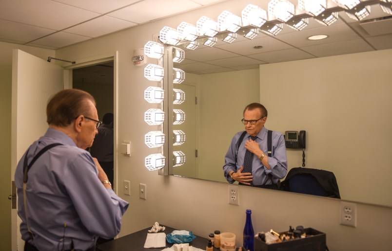 WASHINGTON, DC - MARCH, 18:  Larry King at the Newseum for a special event - A Life in Broadcasting: A Conversation With Larry King on March 18, 2015 in Washington, DC. (Photo by Jonathan Newton / The Washington Post)