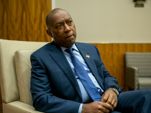 HOUSTON, TEXAS - November 1, 2017: Houston Mayor Sylvester Turner at Houston City Hall. (Photo by Ilana Panich-Linsman for The Washington Post)