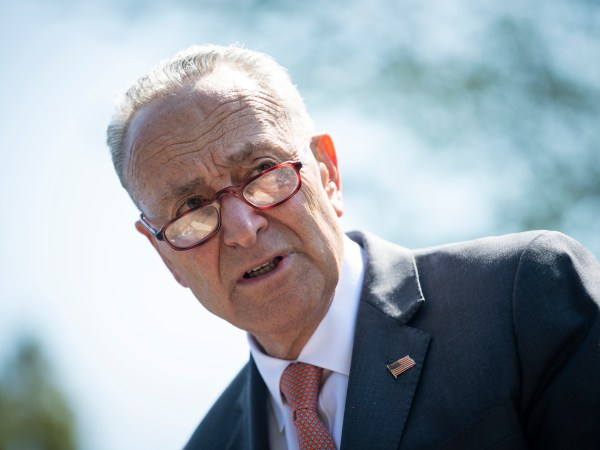 UNITED STATES - SEPTEMBER 22: Senate Minority Leader Chuck Schumer, D-N.Y., speaks at a news conference on Capitol Hill in Washington on Tuesday, Sept. 22, 2020. (Photo by Caroline Brehman/CQ Roll Call)